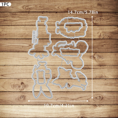 Valentine's Day Animals Dies & Stamps Set