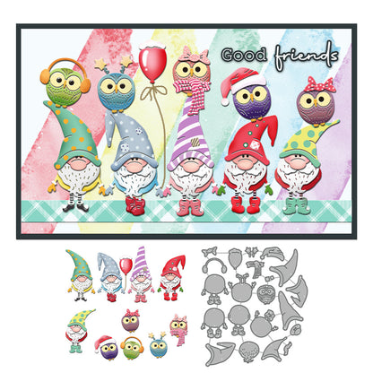 Christmas Gnomes Metal Cutting Dies
