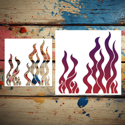 Seaweed Pattern DIY Painting Hollow Stencil