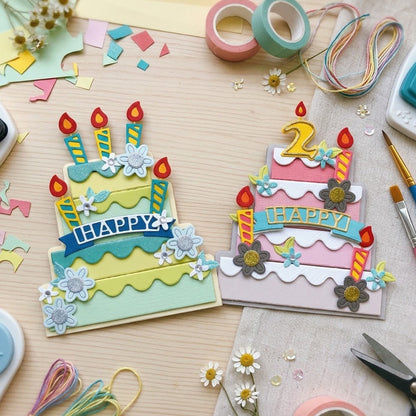 Birthday Cake Metal Cutting Dies