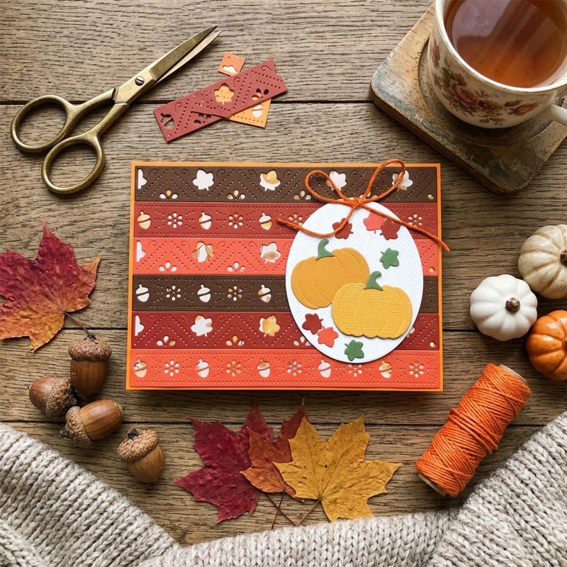 Autumn Decorative Banner Metal Cutting Dies