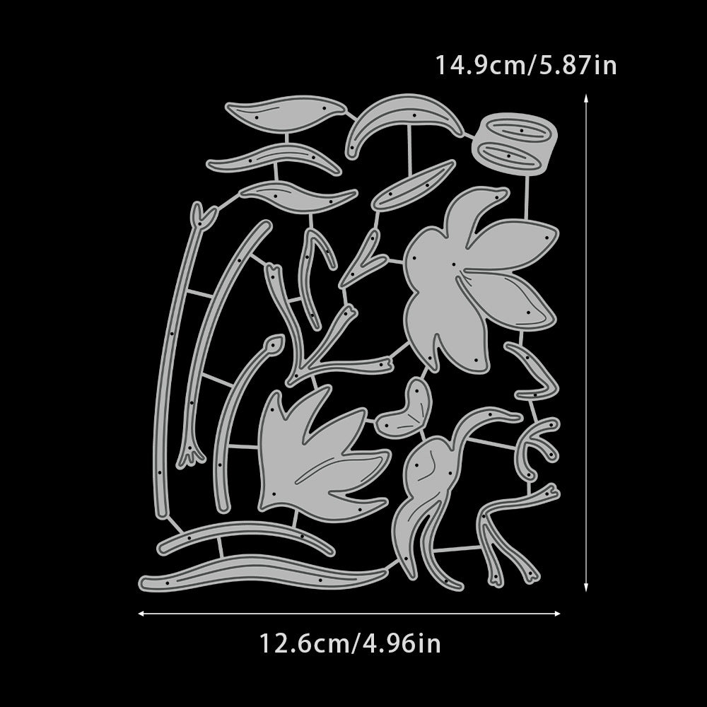 Beautiful Orchid Metal Cutting Dies