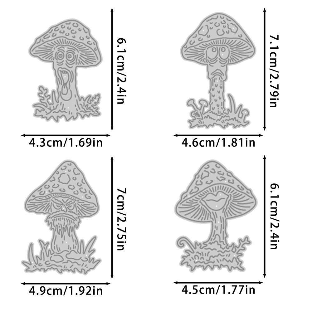 Funny Mushroom Metal Cutting Dies