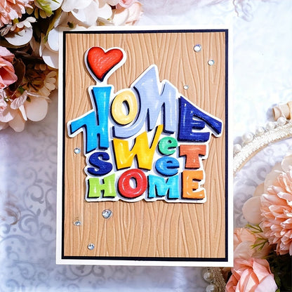 Alphabet House Metal Cutting Dies