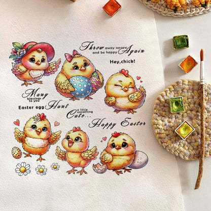 Easter Theme Dies & Stamps Set
