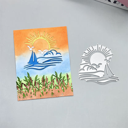 Sun Mountain Peak and Sea Metal Cutting Dies