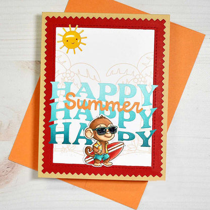 "Happy Summer" Words Metal Cutting Dies