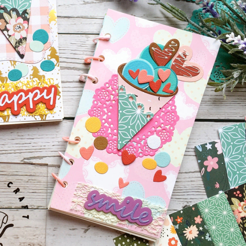 Love Ice Cream Metal Cutting Dies