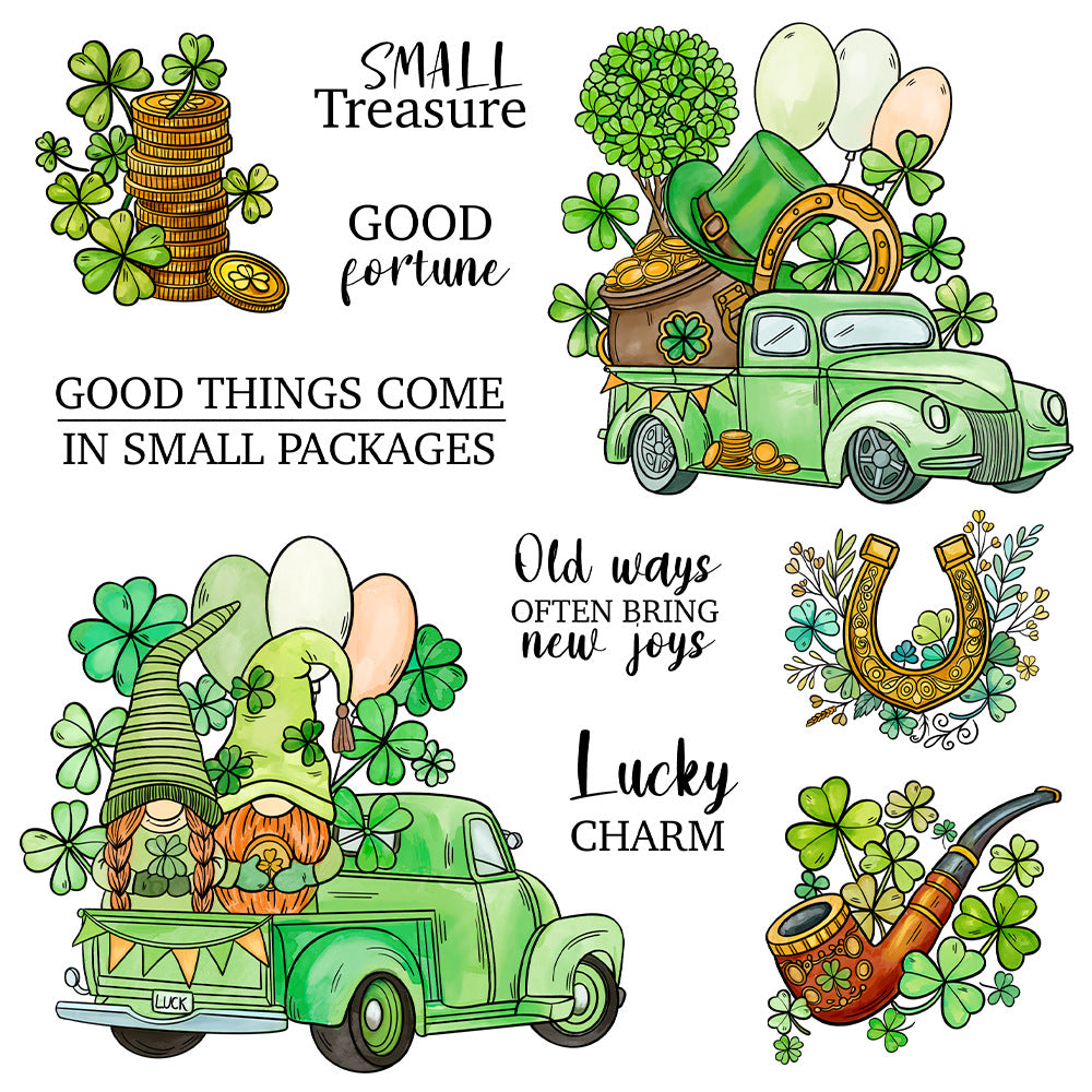 St. Patrick's Automobile Clear Stamps