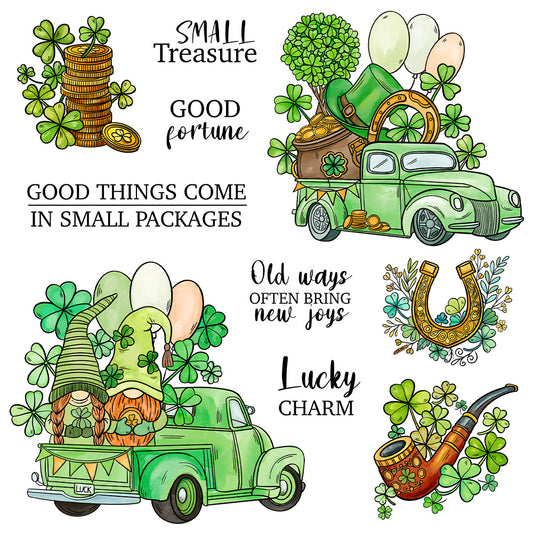 St. Patrick's Automobile Clear Stamps