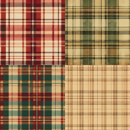 24PCS 6" Yule Scrapbook Paper & Cardstock