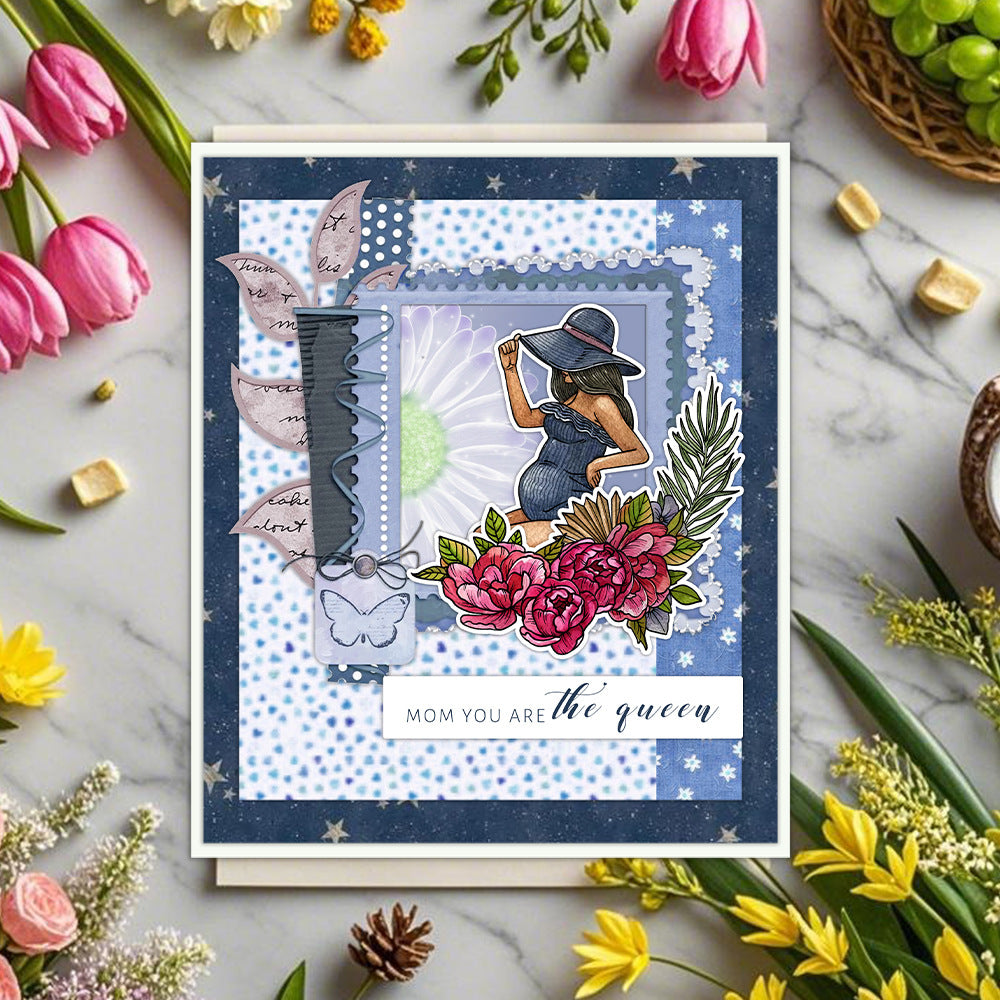 Great Mother Pregnaunt Women Clear Stamps