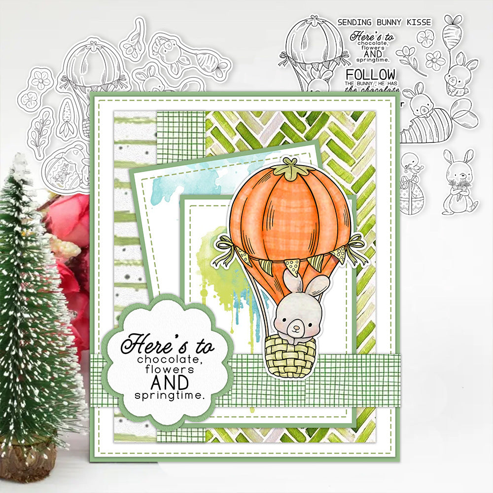 Easter Cute Bunny Clear Stamps