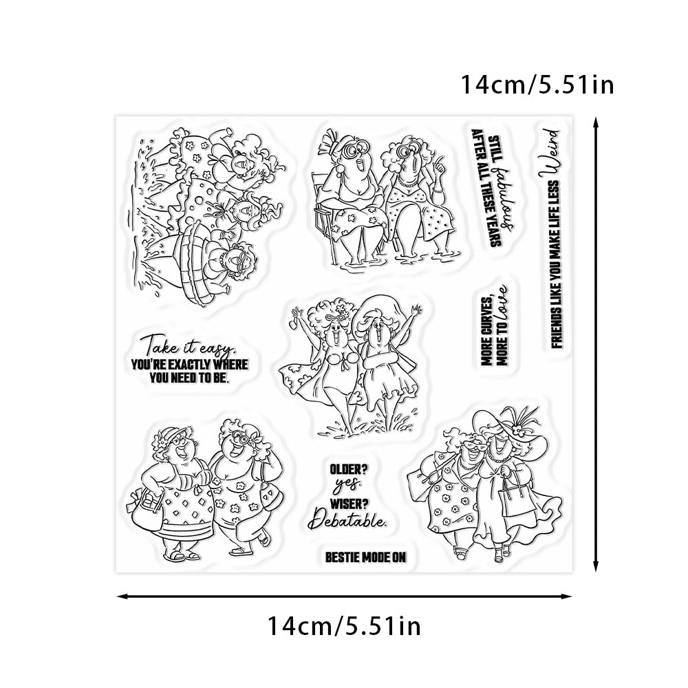 Women on Vacation Dies & Stamps Set