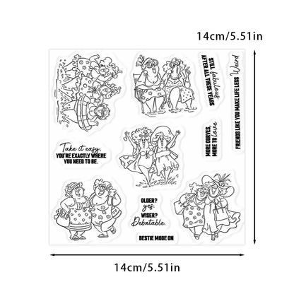 Women on Vacation Dies & Stamps Set