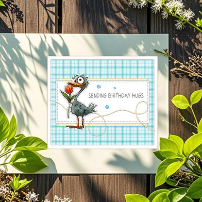 Cute Animals and Flowers Clear Stamps