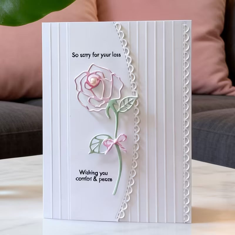 Floral Lace Border Metal Cutting Dies