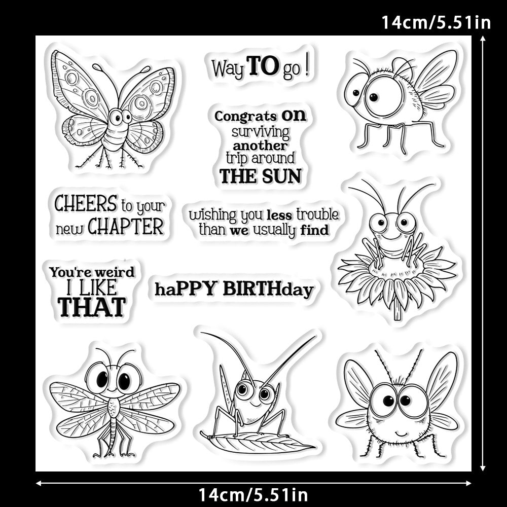 Insect Gathering Dies & Stamps Set