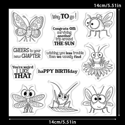 Insect Gathering Dies & Stamps Set