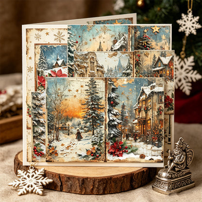 A5 Christmas Style Journal Scrapbook Paper