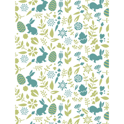 2 PCS Easter Theme Pattern DIY Painting Hollow Stencil