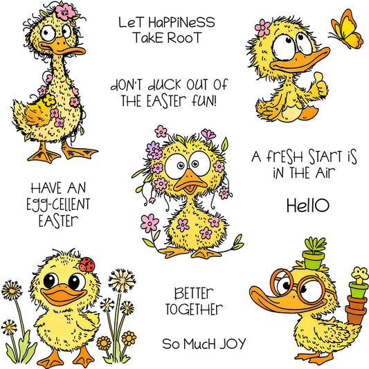 Cute Duck Dies & Stamps Set