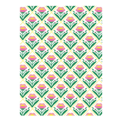 4 PCS Pretty Flowers Pattern DIY Painting Hollow Stencil