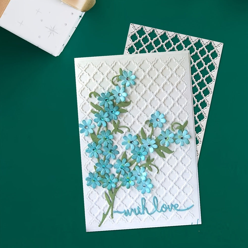 Cutout Grid Background Board Metal Cutting Dies