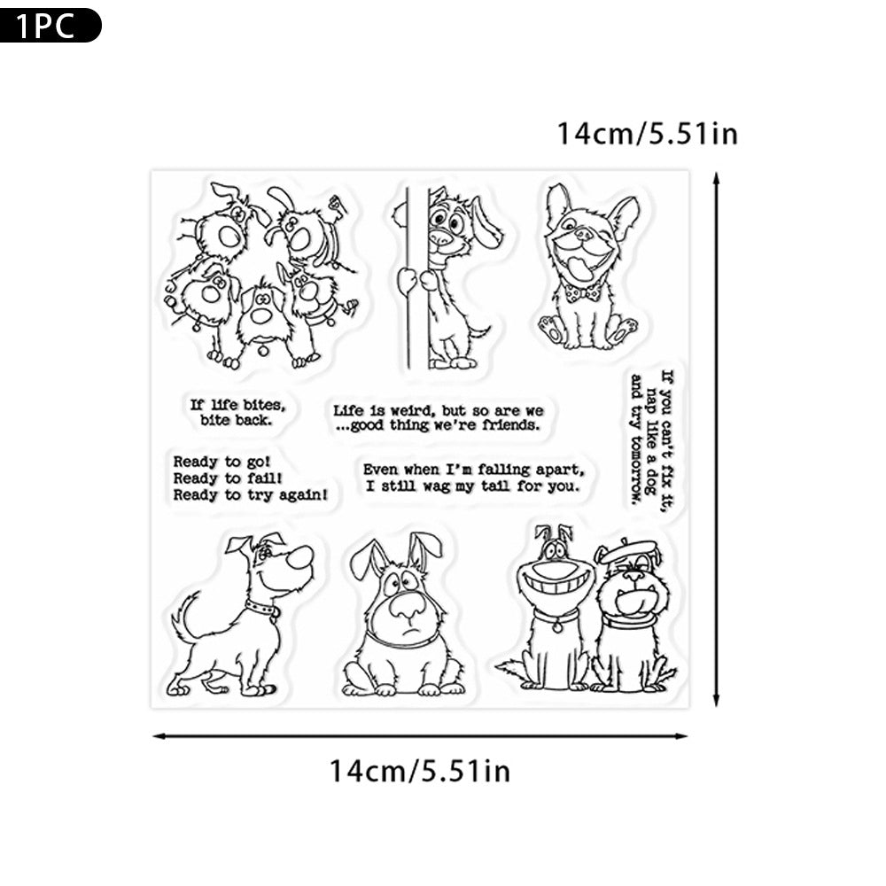 Naughty Dogs Dies & Stamps Set