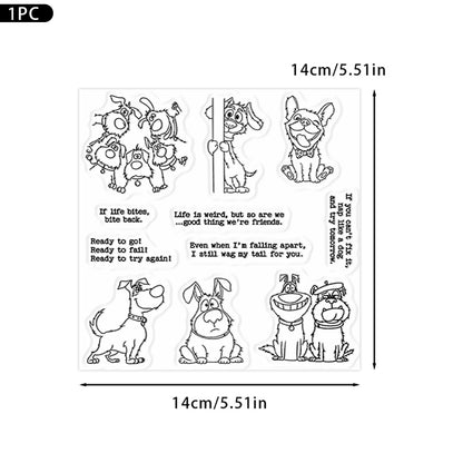 Naughty Dogs Dies & Stamps Set