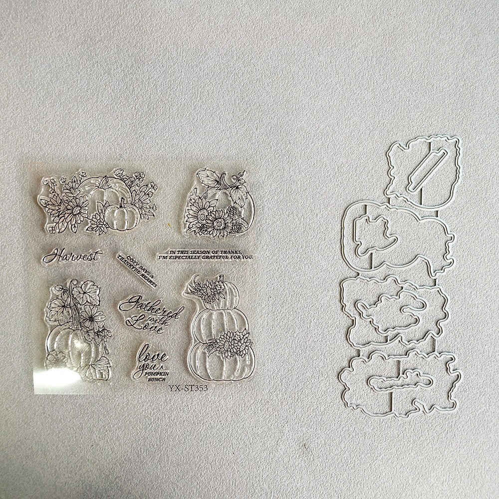 Autumn Pumpkin Dies & Stamps Set