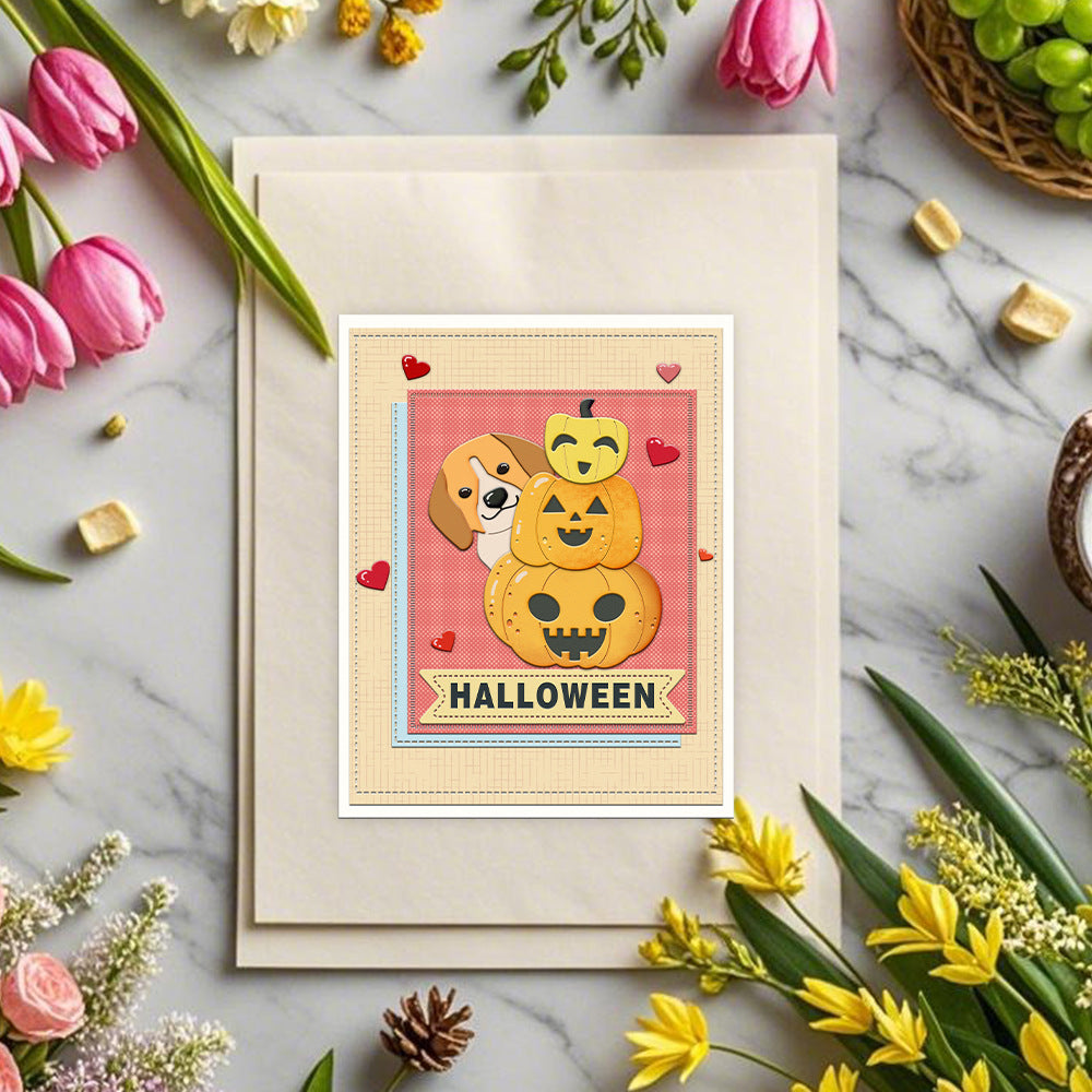 Pumpkin Puppy Metal Cutting Dies