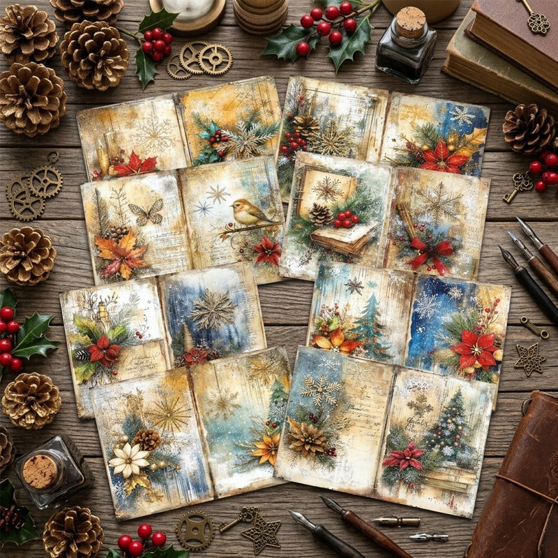 A5 Christmas Decorations Journal Scrapbook Paper