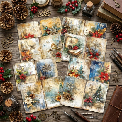 A5 Christmas Decorations Journal Scrapbook Paper