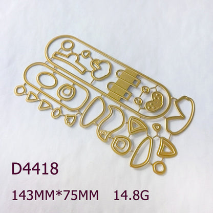 Cartoon Animal Tags Metal Cutting Dies
