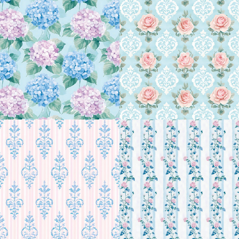 24PCS 6" Thyme Scrapbook Paper & Cardstock