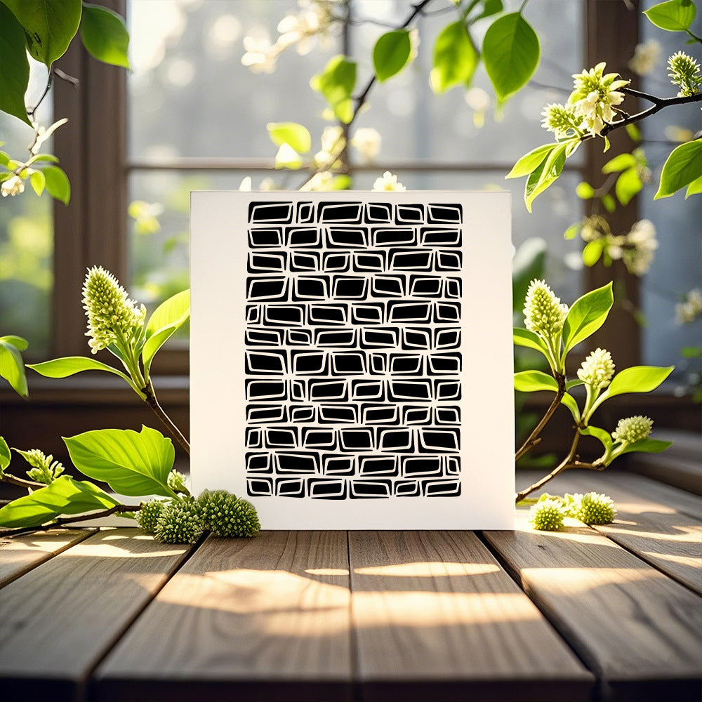 Wall Pattern DIY Painting Hollow Stencil