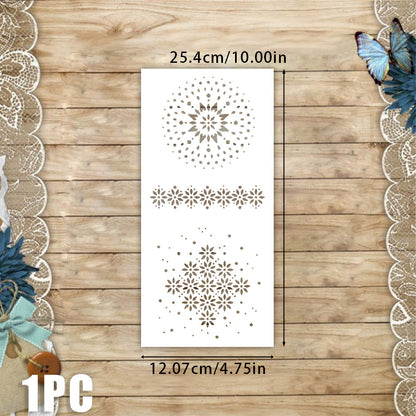 Flower Pattern DIY Painting Hollow Stencil