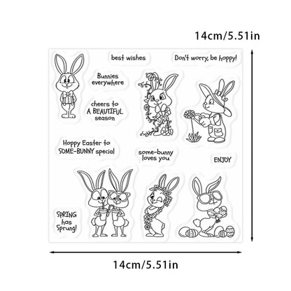Easter Bunny Dies & Stamps Set