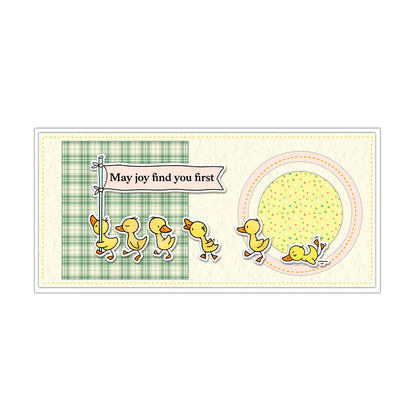 Easter Eggs and Ducklings Clear Stamps