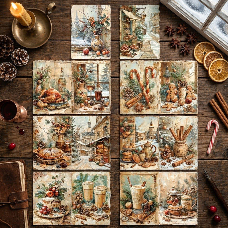 A5 Christmas Bakery Journal Scrapbook Paper