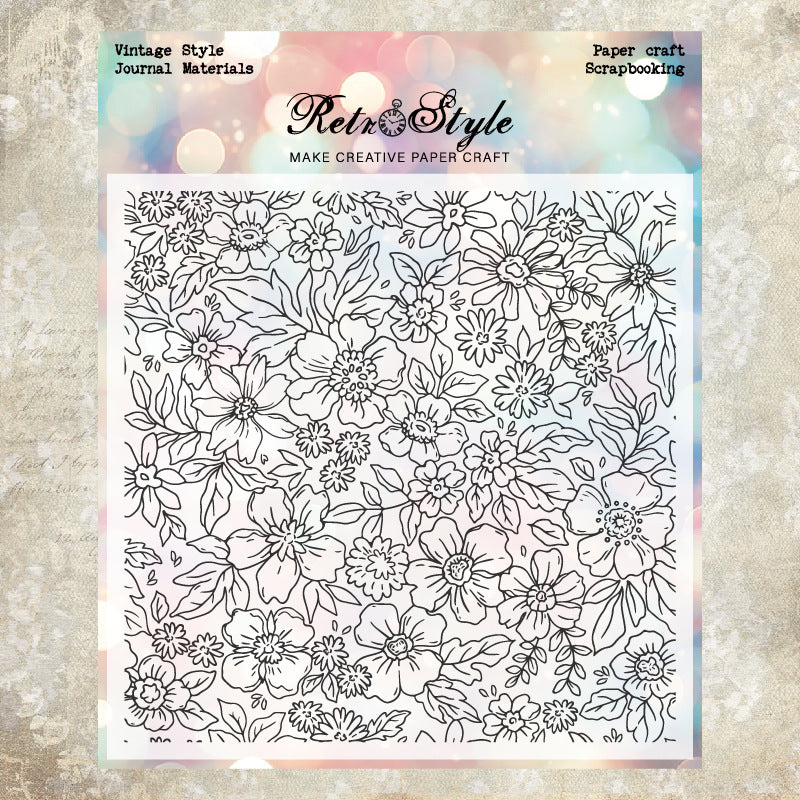 Various Patterns DIY Scrapbook Clear Stamps