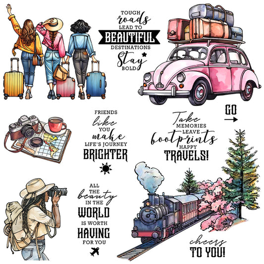 Girls' Trip Clear Stamps
