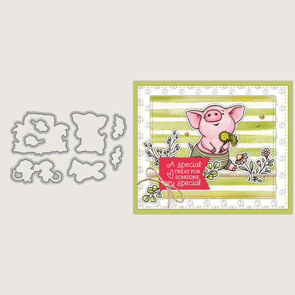 Easter Animal Series Dies & Stamps Set