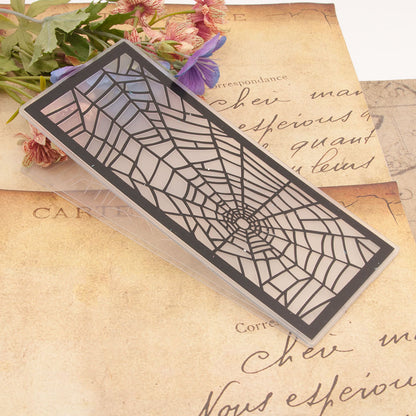 Spider Web Pattern Plastic Embossing Folder