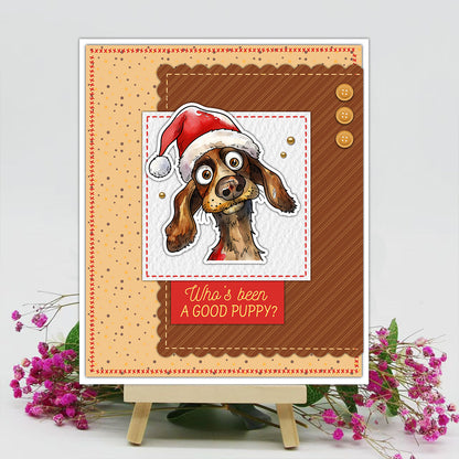 Christmas Dogs Dies & Stamps Set