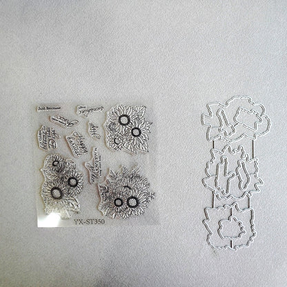 Beautiful Sunflower Dies & Stamps Set