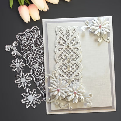Lace Flowers Border Metal Cutting Dies