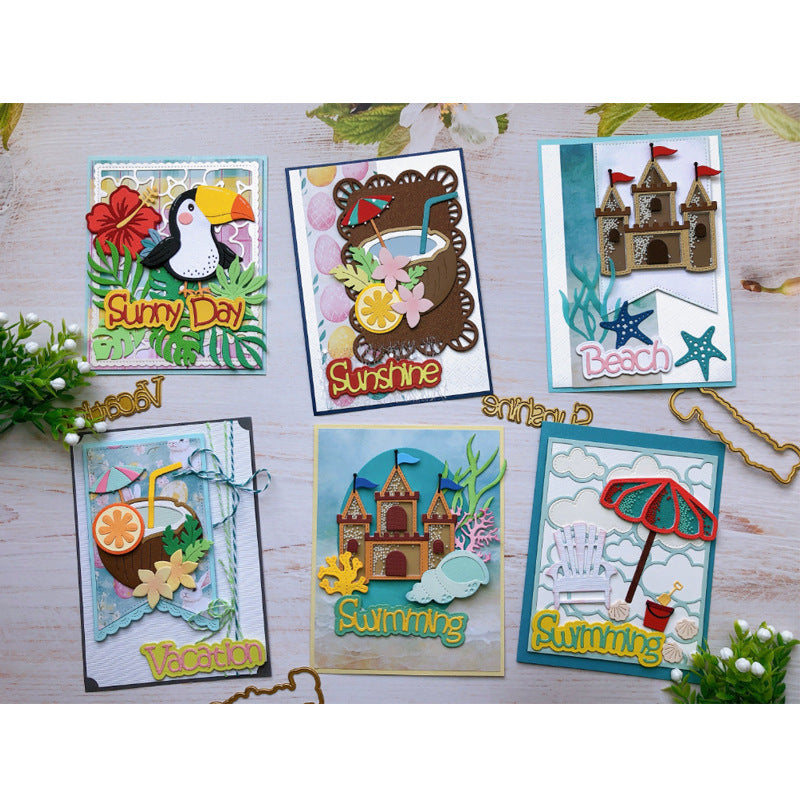 Summer Phrases Metal Cutting Dies