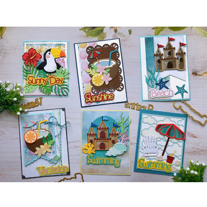 Summer Phrases Metal Cutting Dies